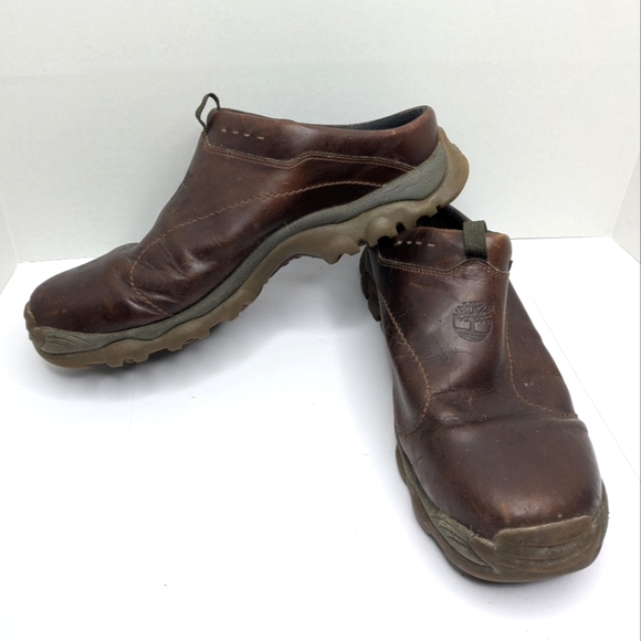 Timberland Leather Clog Slip On Shoe 11 Men - Picture 1 of 7